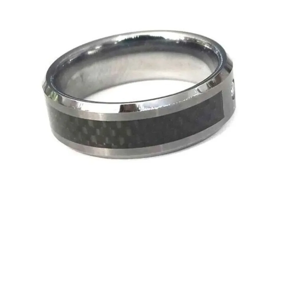 New‎ tungsten carbide ring size 12